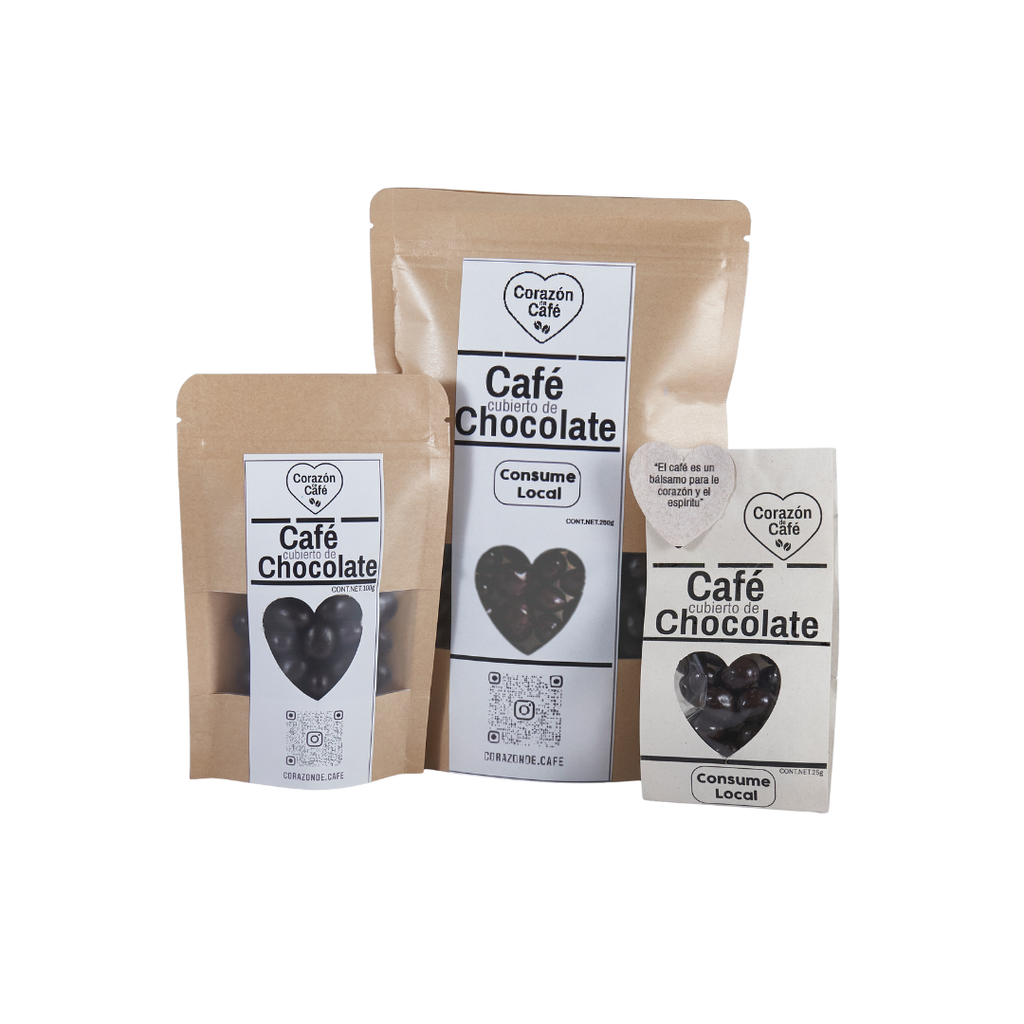 Café tostado cubierto de Chocolate