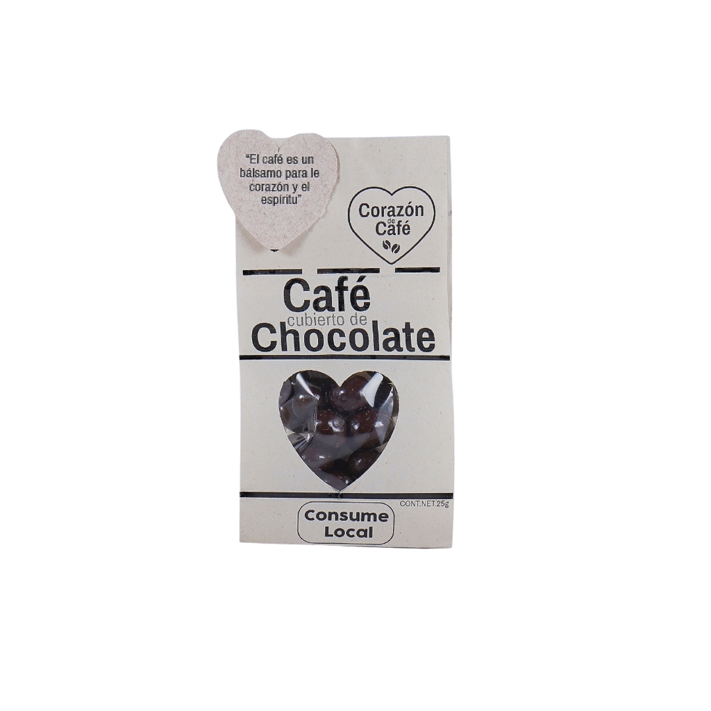 Café tostado cubierto de Chocolate